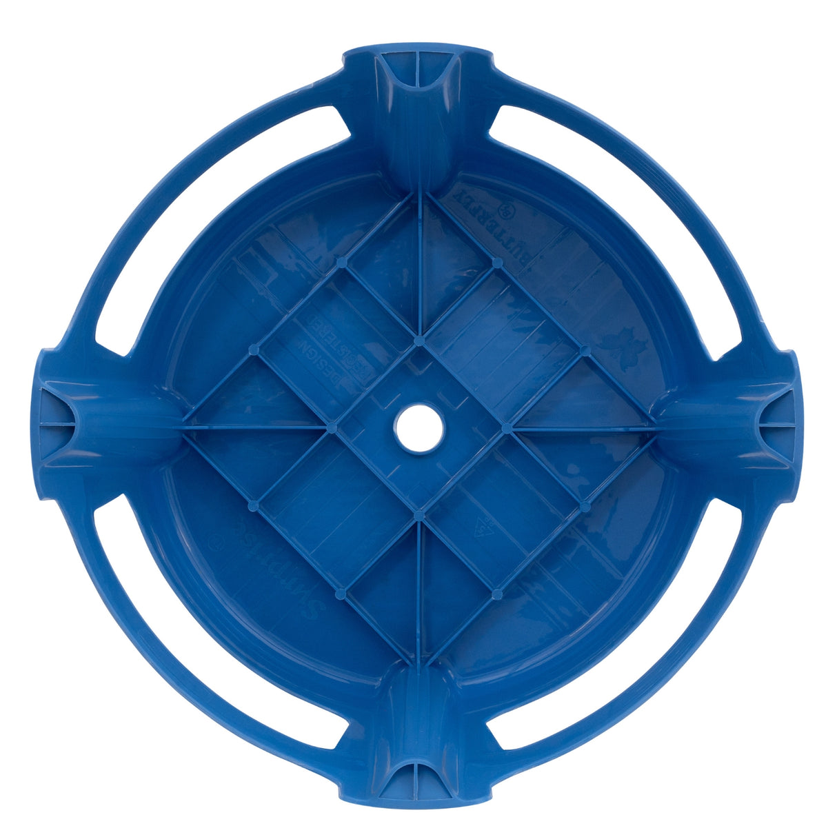 Settle Nova Plastic Foot Stool - Pearl Blue