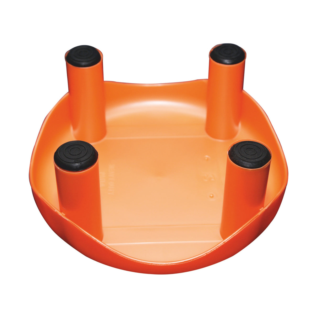 Settle Crest Plastic Foot Stool - Pearl Orange_3