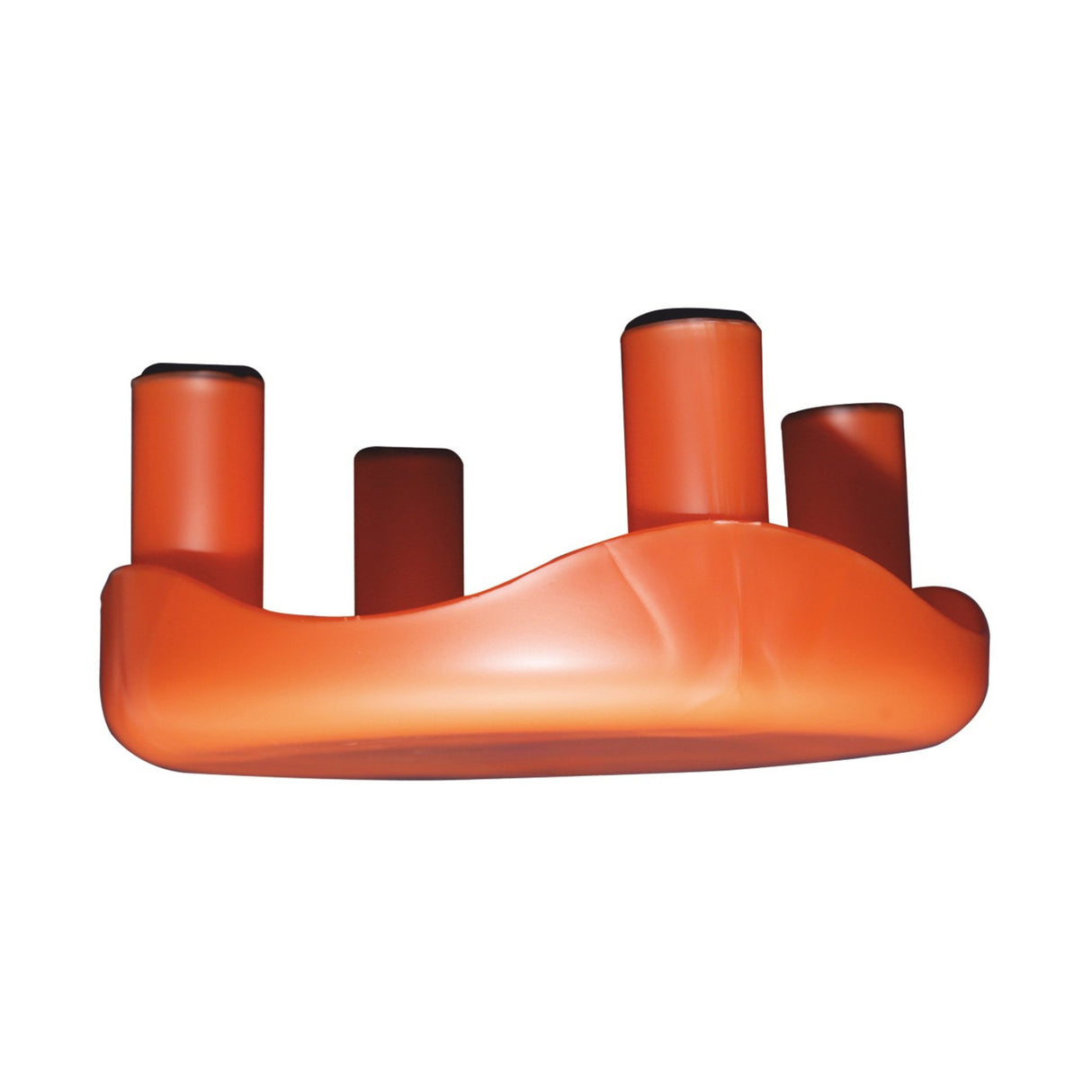 Settle Crest Plastic Foot Stool - Pearl Orange_4