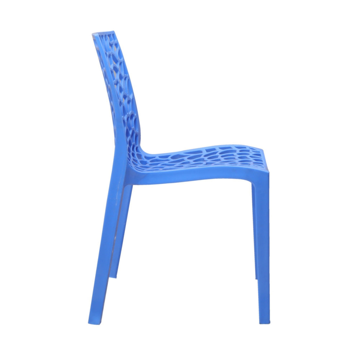 Settle Emperor Armless Plastic Chair - Blue_3