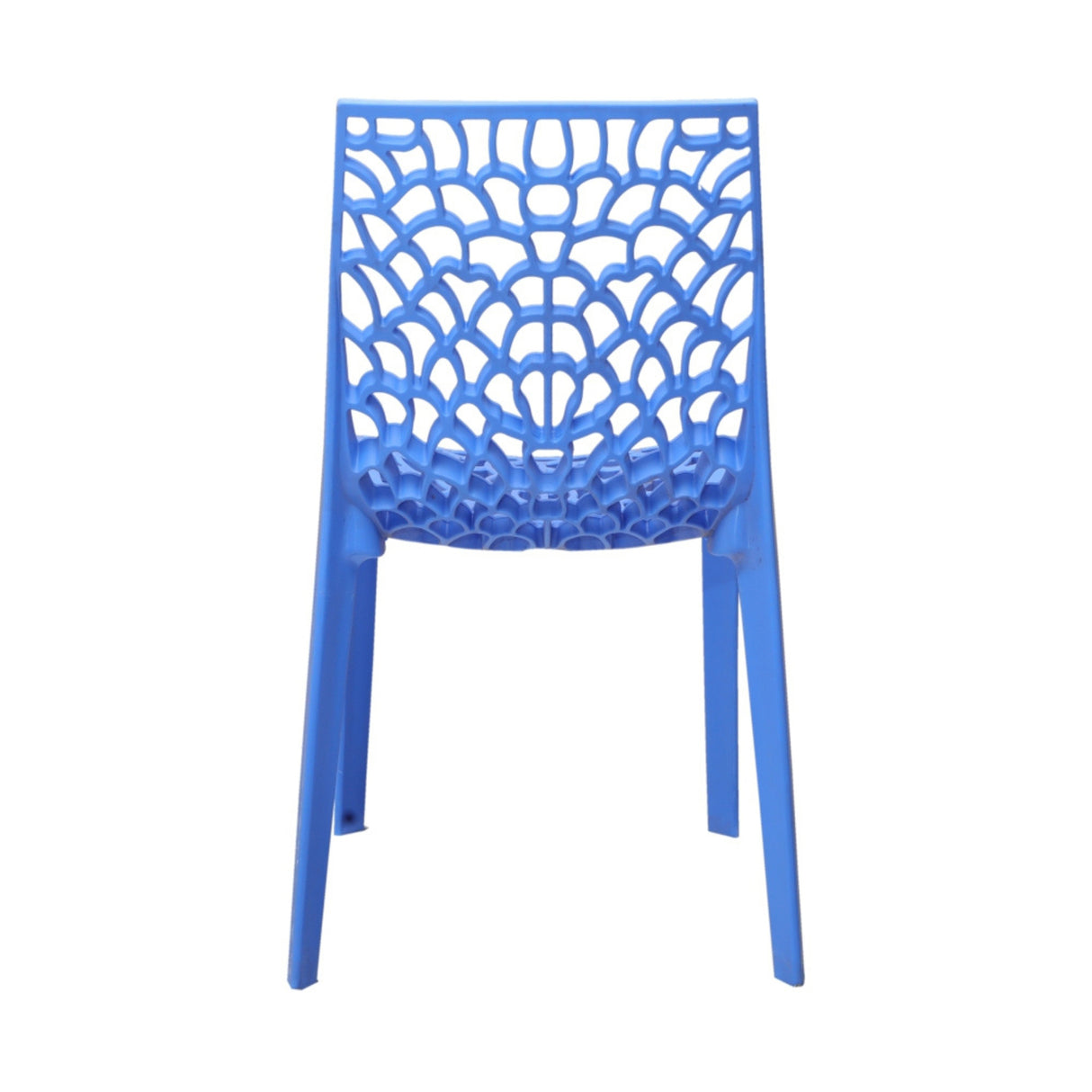 Settle Emperor Armless Plastic Chair - Blue_4