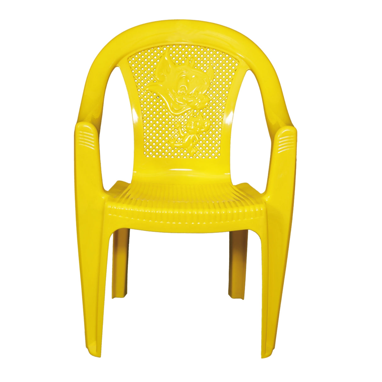 Settle Flex Arm Plastic Chair - Lemon Yellow_2
