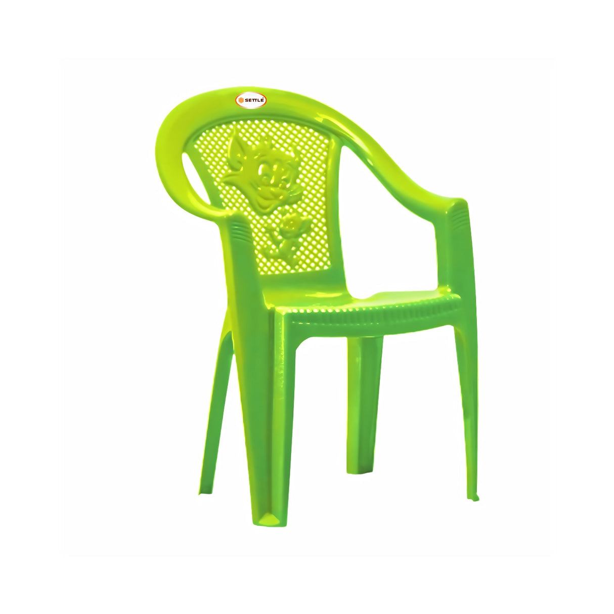 Settle Flex Arm Plastic Chair - Light Green_01