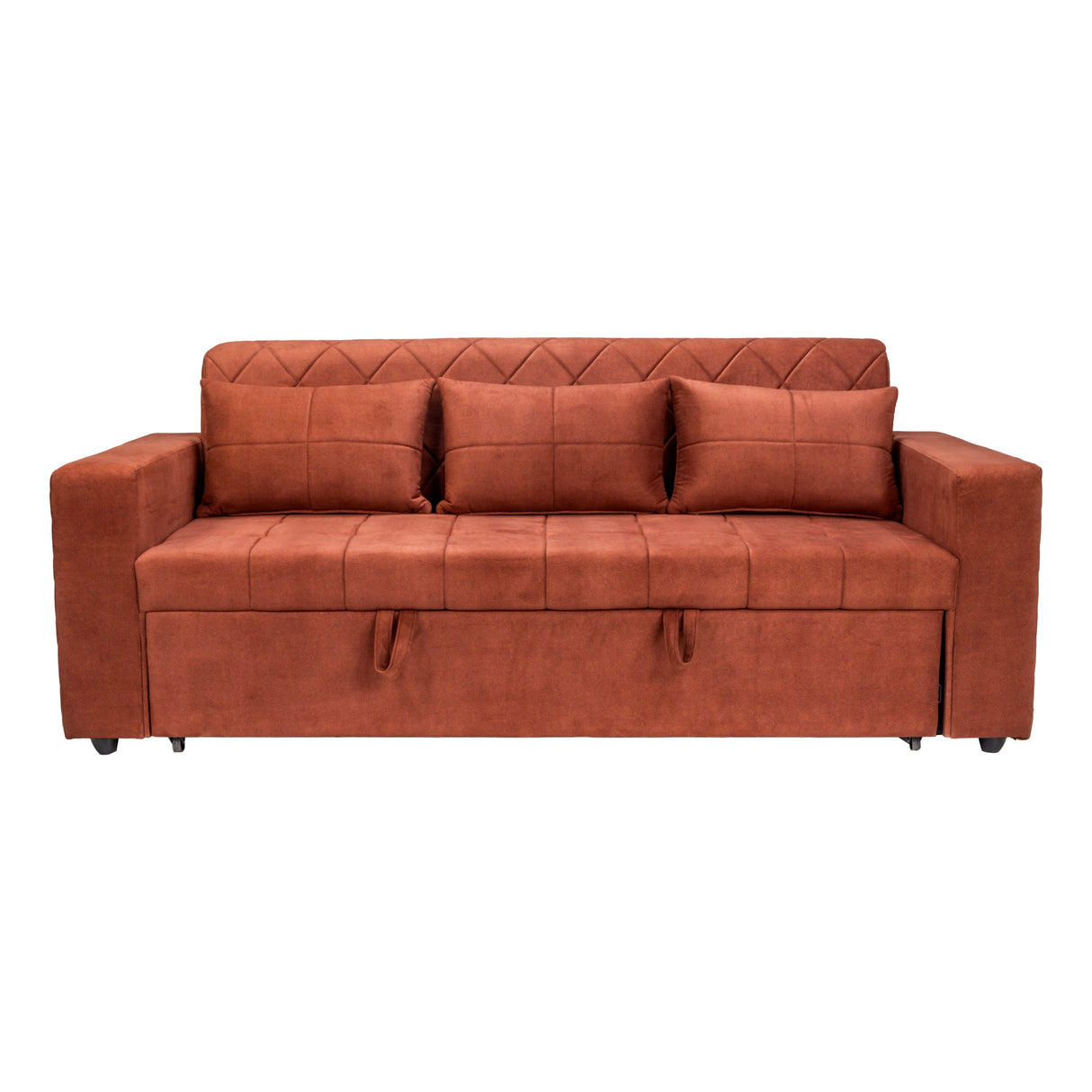 Shanghai Pro Delux Fabric Sofa Cum Bed - Honey