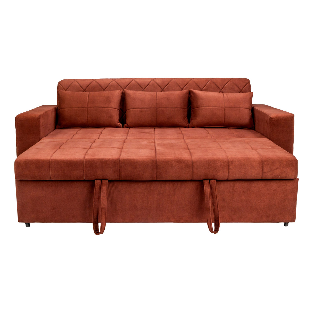 Shanghai Pro Delux Fabric Sofa Cum Bed - Honey