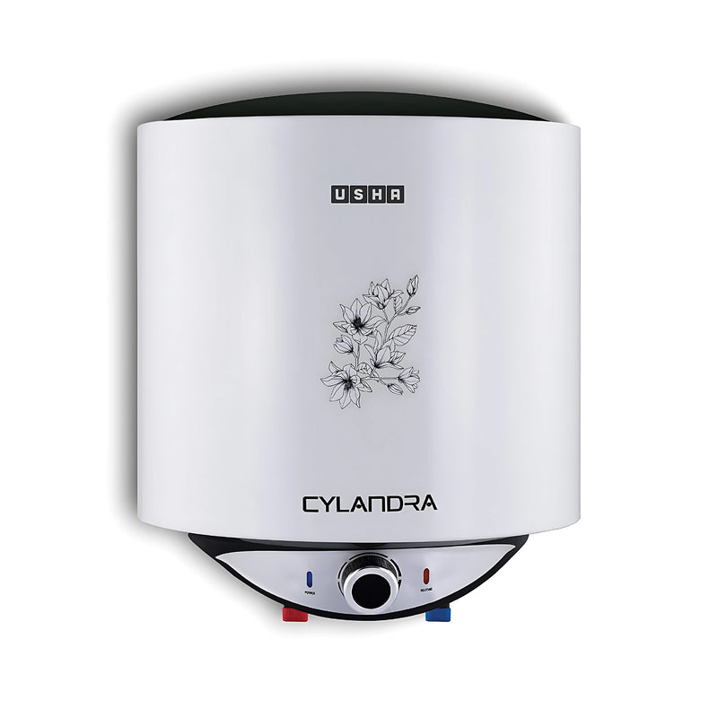 USHA SWH Cylandra Storage Water Heater 15 L – White