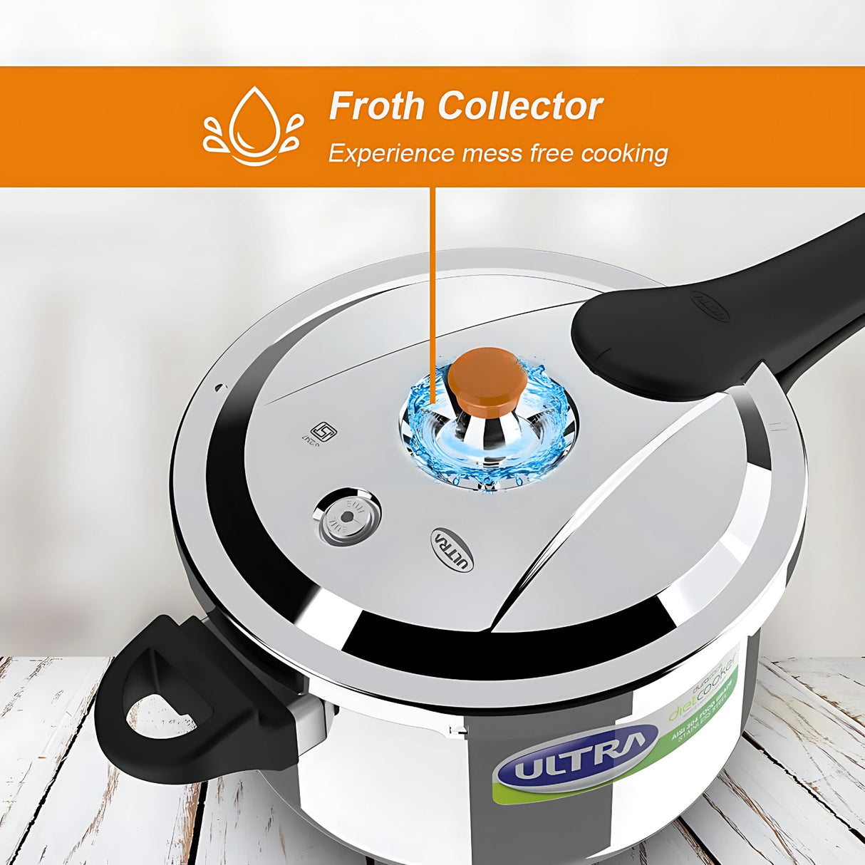 Ultra Duracook Diet SS Pressure Cooker with Excess Starch Remover 3 L_4