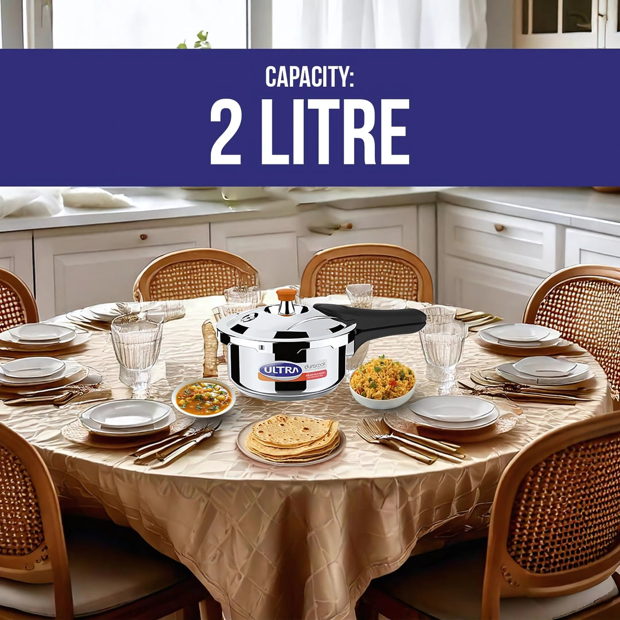 Ultra Duracook SS Pressure Cooker 2 L_7