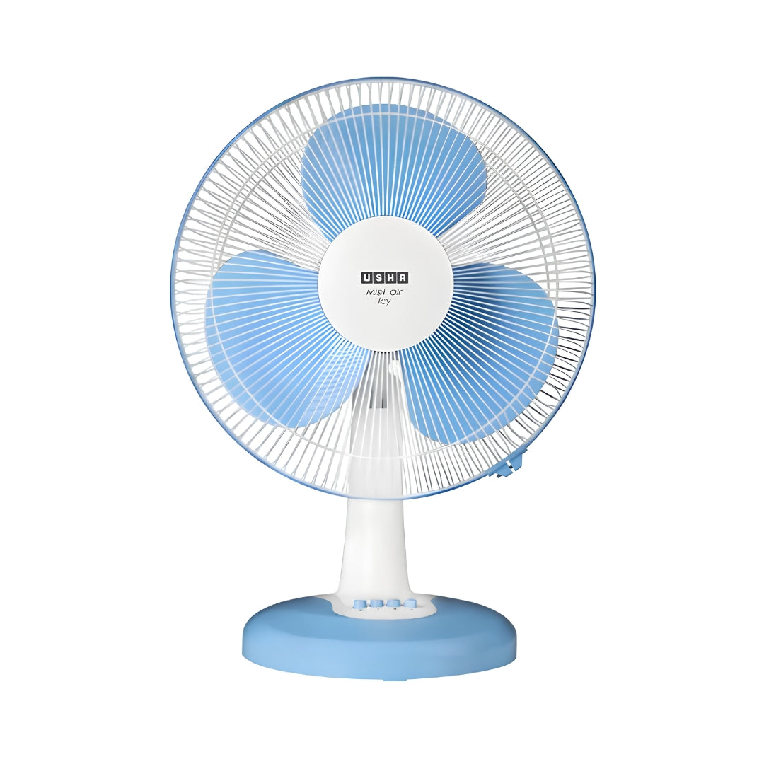 Usha Air Flo Table Fan 400 mm - Light Blue_Front View