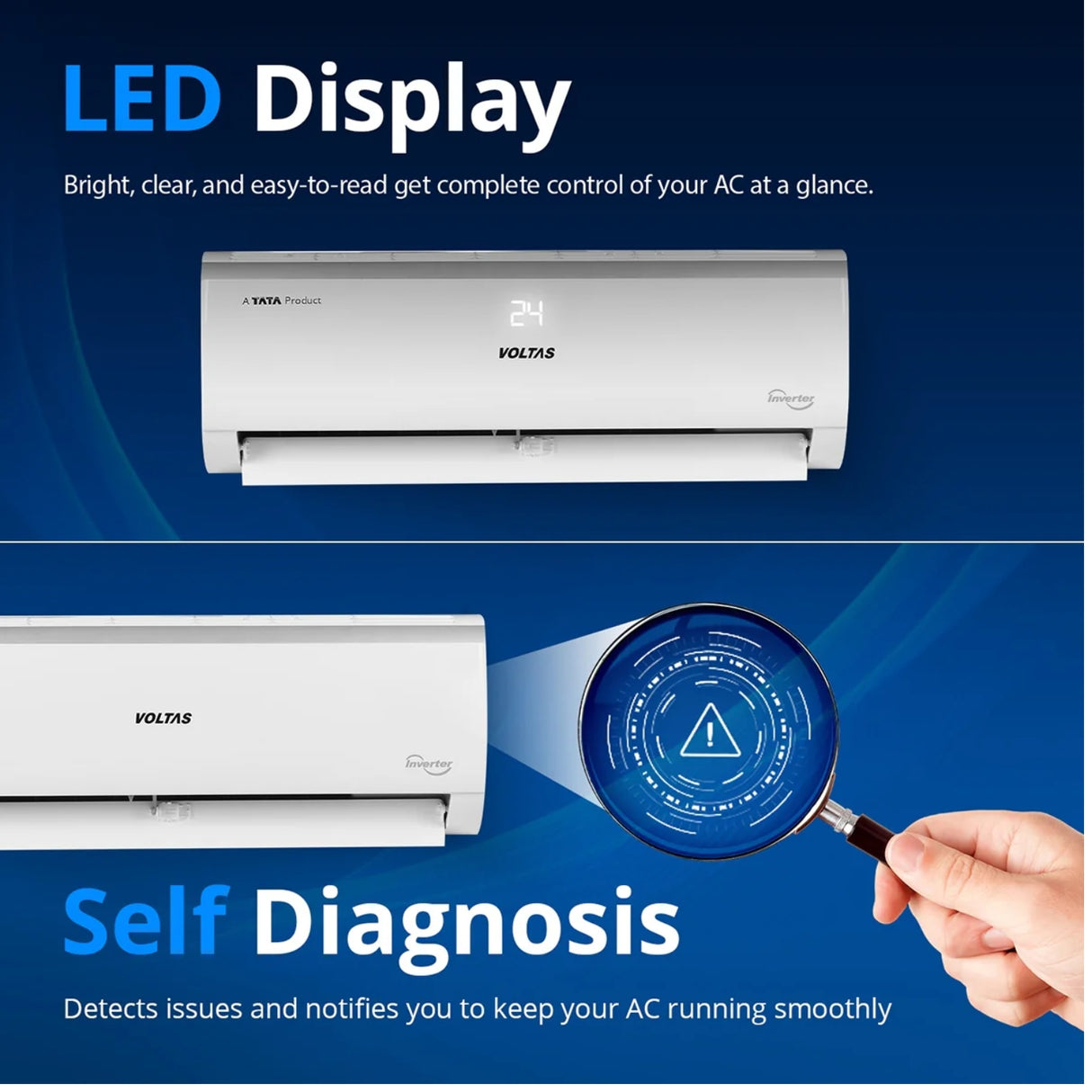 VOLTAS Inverter AC 243V Vectra Elite Split Ac 2 Ton - White_6