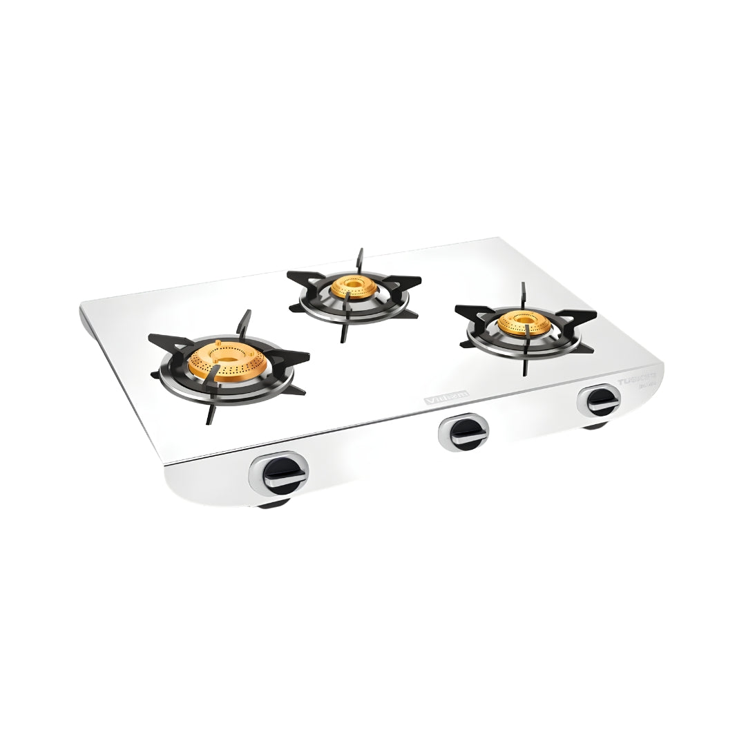 VidiemTuskerPulseAutoignition3-BurnerStainlessSteelGasStove_Silver_FrontView_1