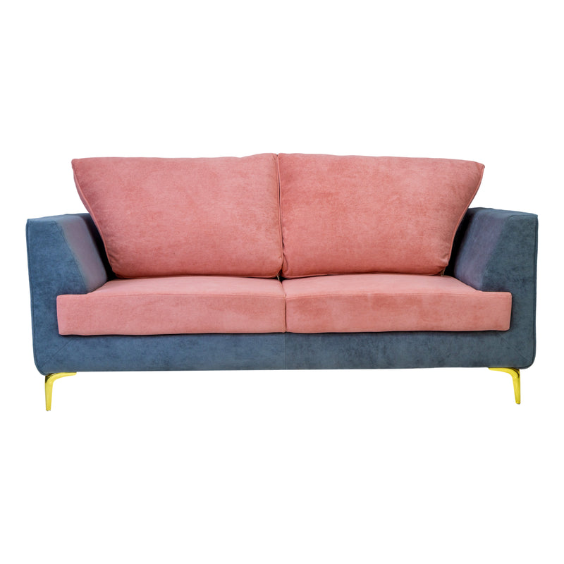 Vienna Fabric Sofa 3-Seater - Blue