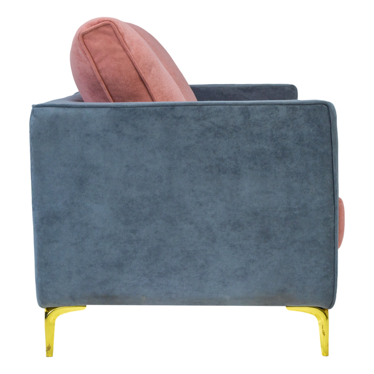 Vienna Fabric Sofa 3-Seater - Blue
