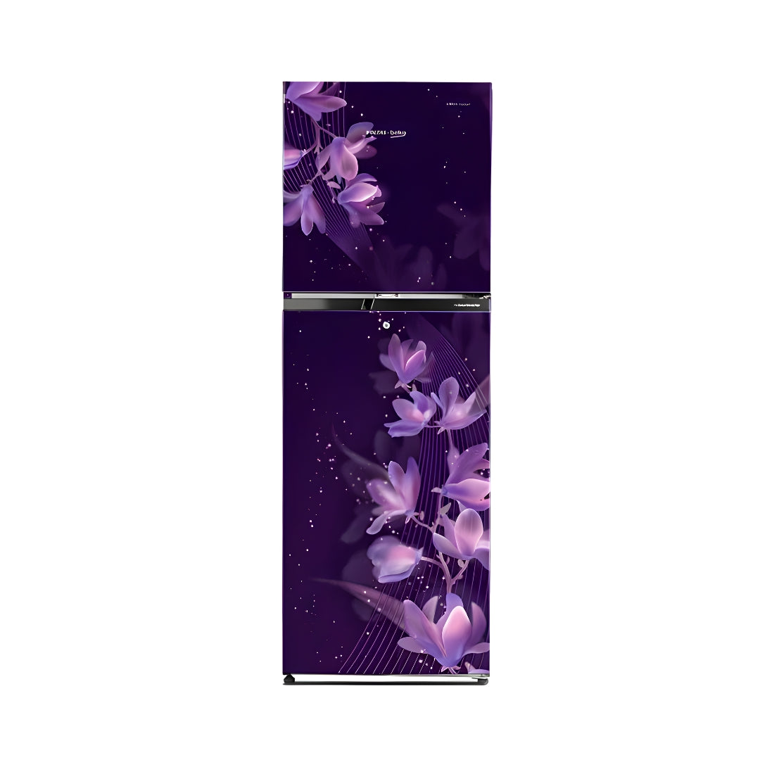 VoltasBekoRFF270DW0NPR0I0000GD230L2-StarFrost-FreeDoubleDoorRefrigerator-NightanglePurple_FrontView