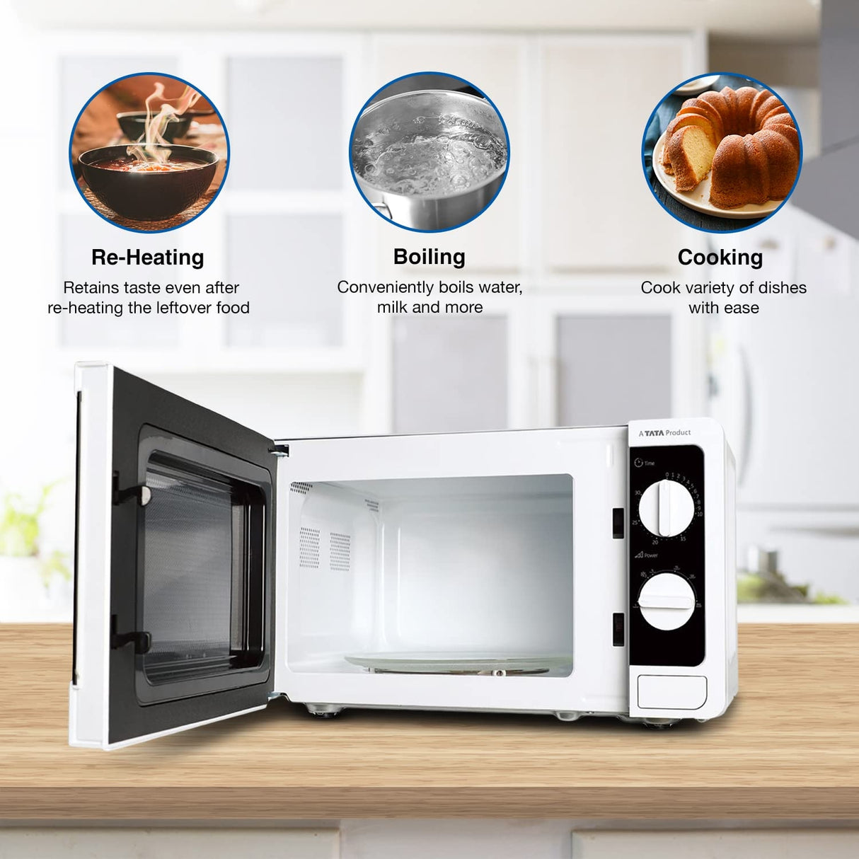 Voltas Beko MS20MPW10 Solo Microwave Oven 20 L - White_5