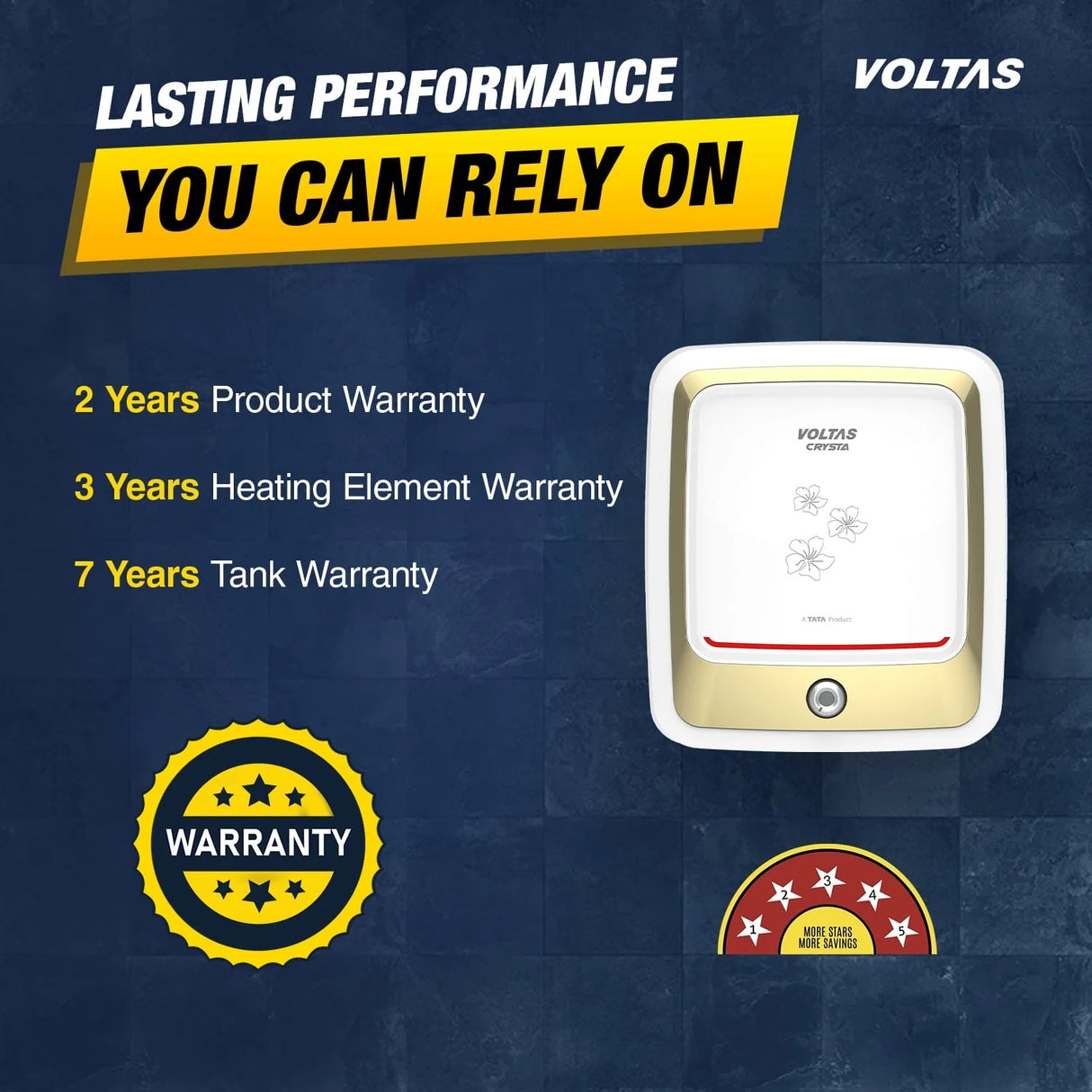 Voltas Crysta Water Heater 15 L - White_5