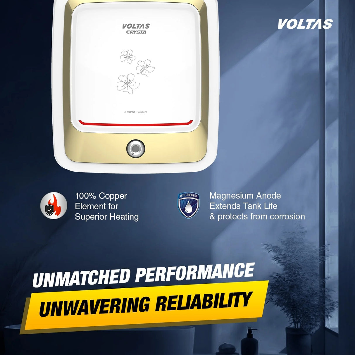 Voltas Crysta Water Heater 15 L - White_7