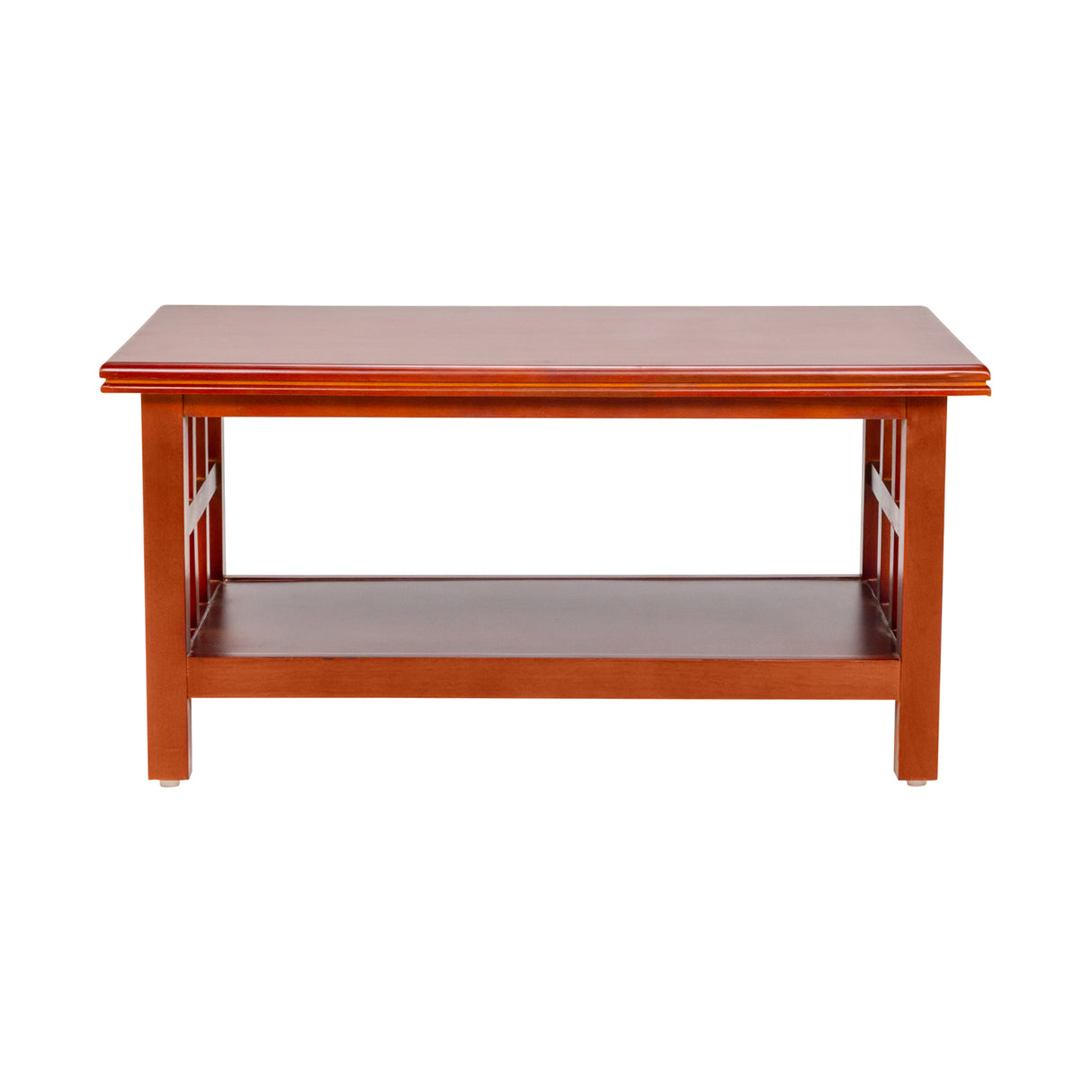 Watts Wooden Coffee Table - Teak Finish_2