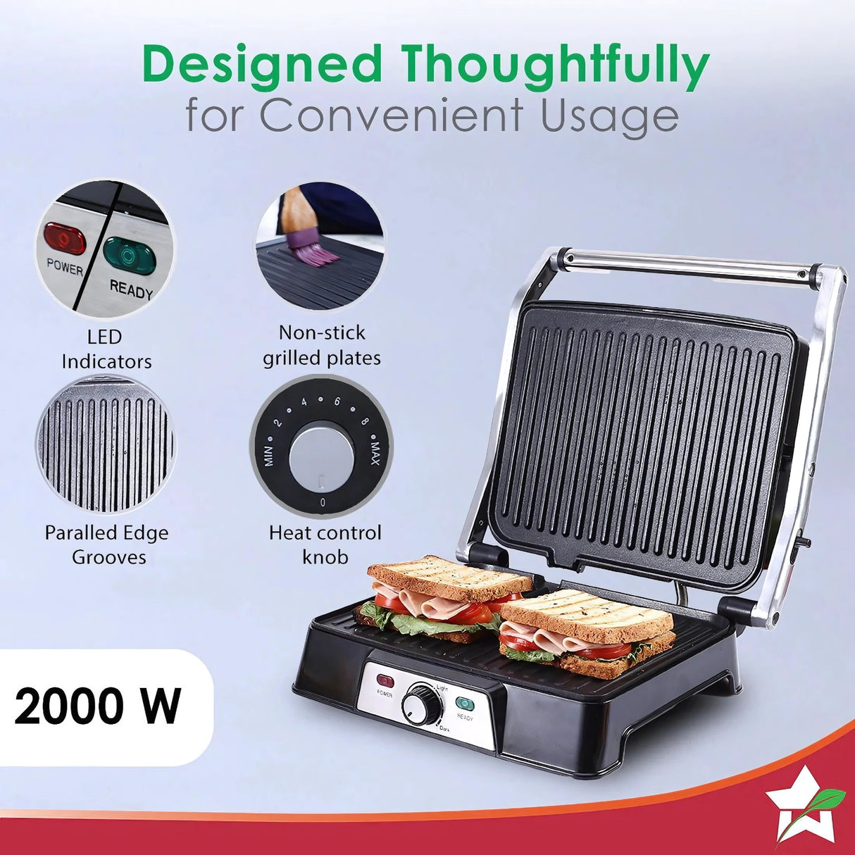 Wonderchef SKT Professional 2000W Electric Tandoor – Model 63151641 Non-Stick Grill Oil-Free Cooking Adjustable Thermostat - Image 6 - Buy Online at Chera Home Junction Coimbatore