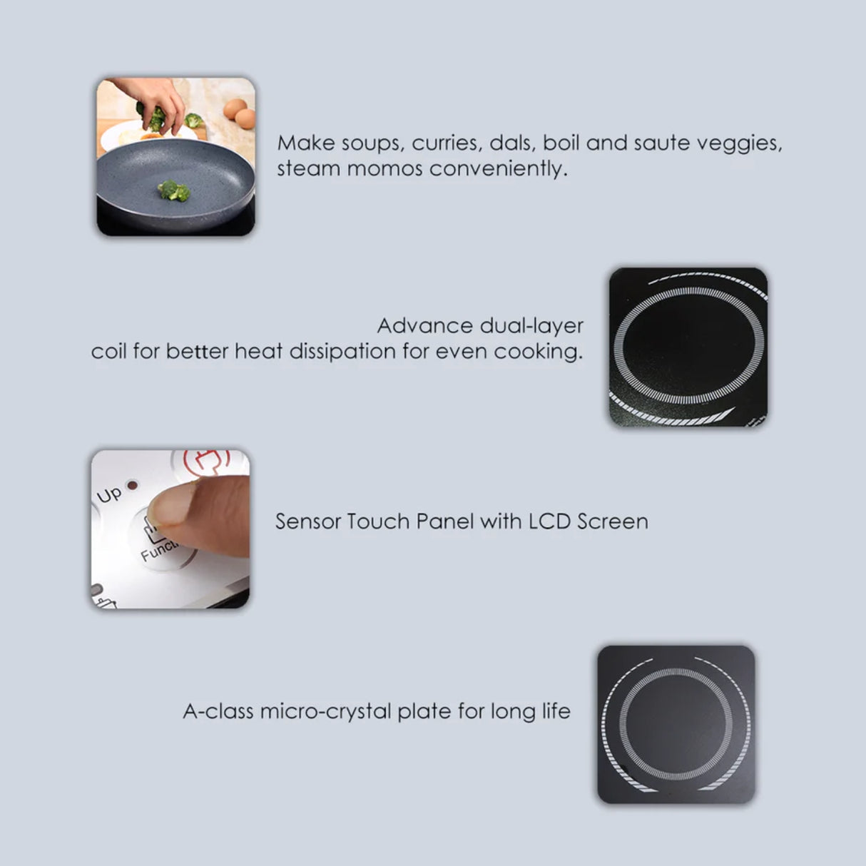 Wonderchef 63154379 Torino Plus Induction Stove 2000 Watts - Black_3