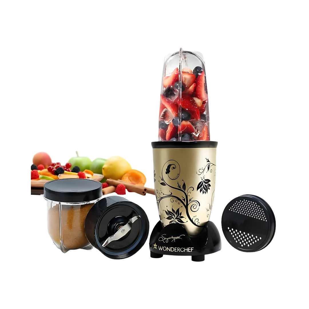 Wonderchef 63154889 NB Champagne 2 Jar + Sipper Jar - Champagne_Front View