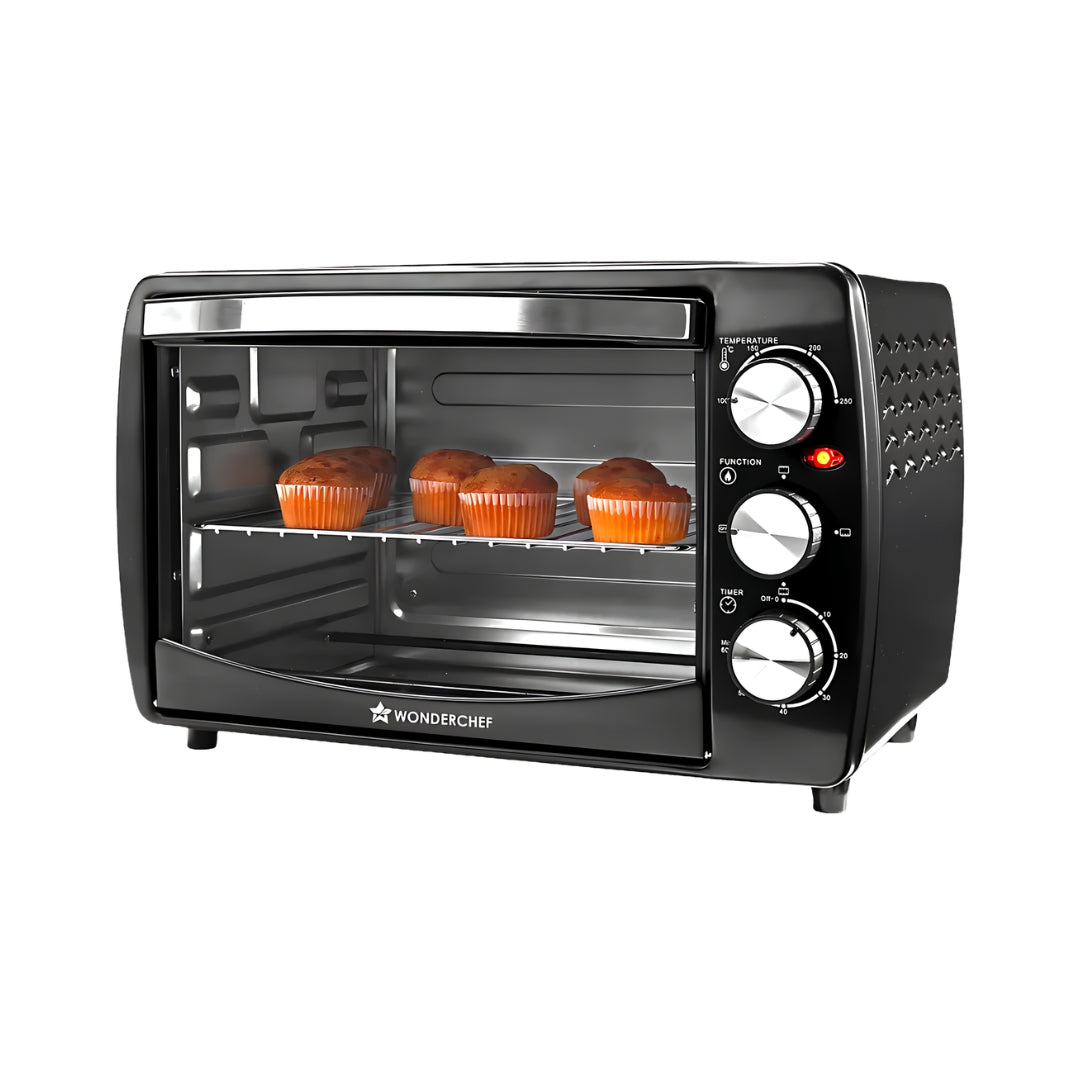 Wonderchef 63155033 OTG - 19 L - Black_Front View