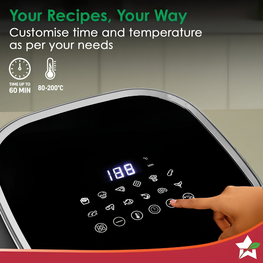 Wonderchef Evita 5 Ltr Air Fryer – Black_5