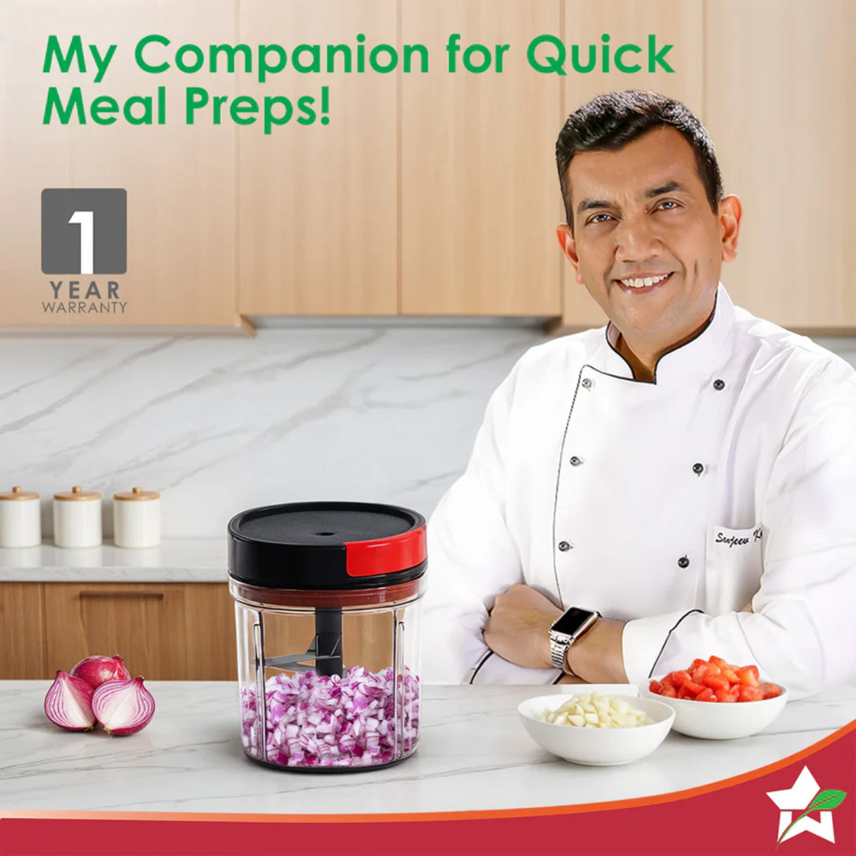 Wonderchef Glory String Vegetable Chopper with 6 Sharp SS Blade 900 ml - Black_2