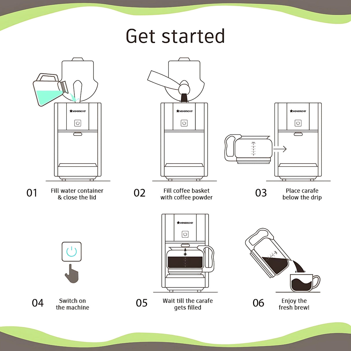 Wonderchef Regalia Brew Coffee Maker 700 ml – Black_4