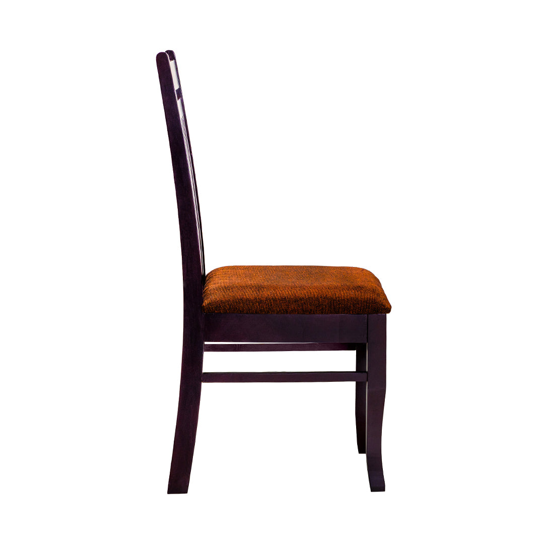 Yara Contemporary Dining Chair - Light Walnut Finish_3