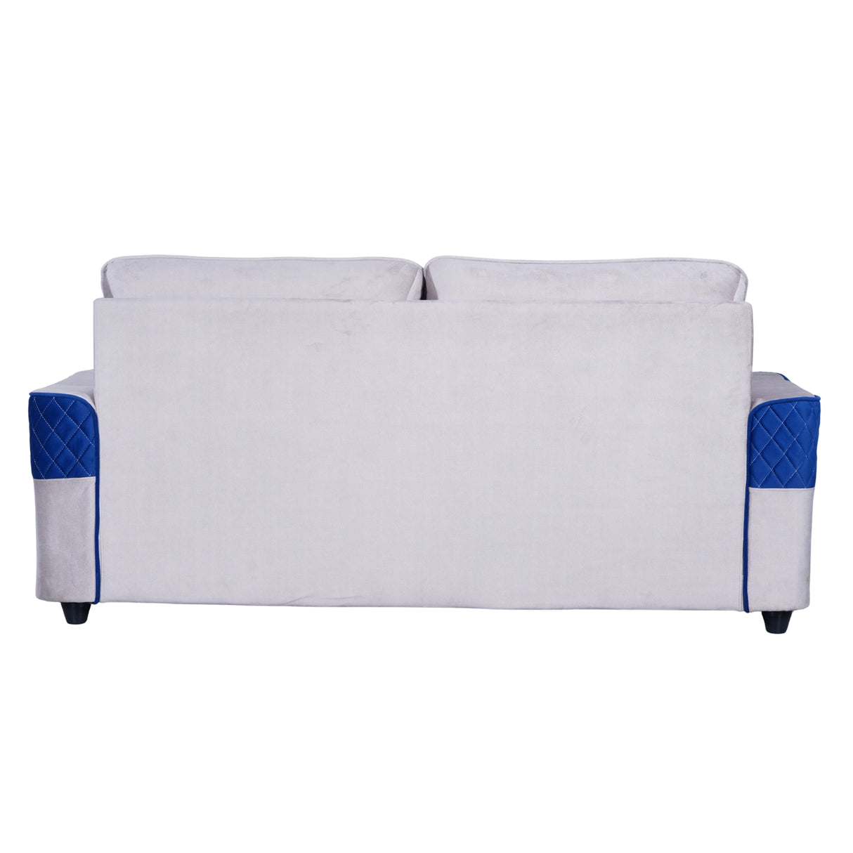 York Comfort Fabric Sofa (3+1+1-Seater) - Light Grey