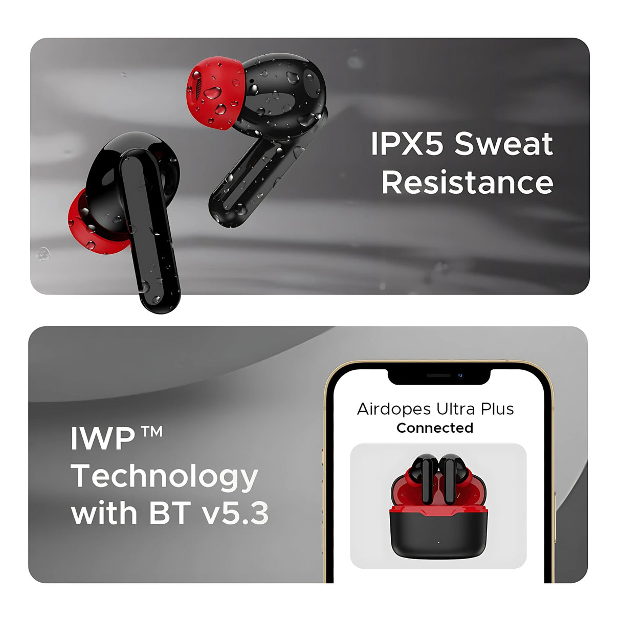 Boat Airdopes Ultra Plus True Wireless Earbuds - Black - Image 7 - Buy Online at Chera Home Junction Coimbatore