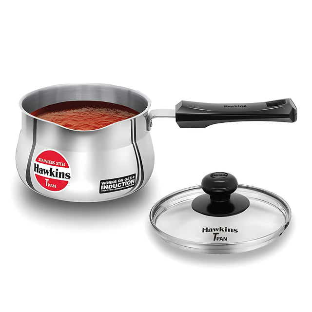 1.5L SS Hawkins T-Pan with Lid SST15G – Durable Stainless Steel Cooking Pan for Efficient Frying_1