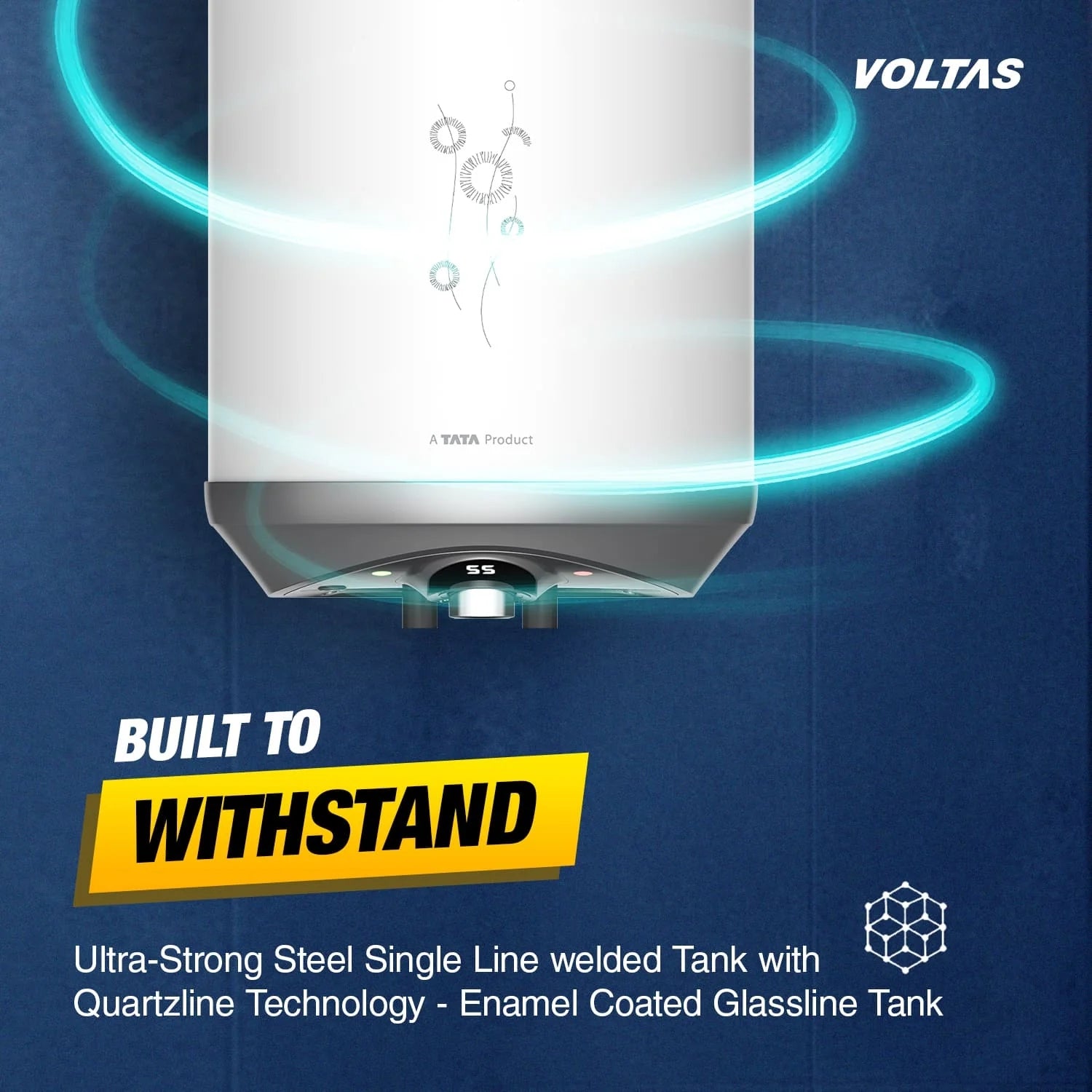 Voltas Ultimo Pro Water Heater 25 L - White - Image 3 - Buy Online at Chera Home Junction Coimbatore