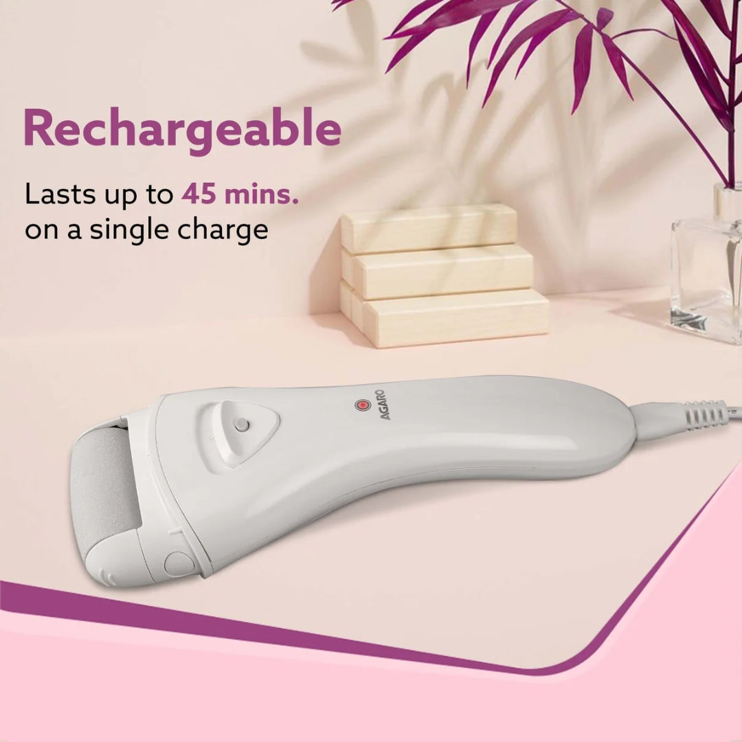 AGARO -  Callus Removers Rechargeable with 3 Heads 335285
