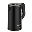 AGARO 33897 Elegant Double-Layered Stainless Steel Inner Body Electric Kettle 1.8 L – Black_1