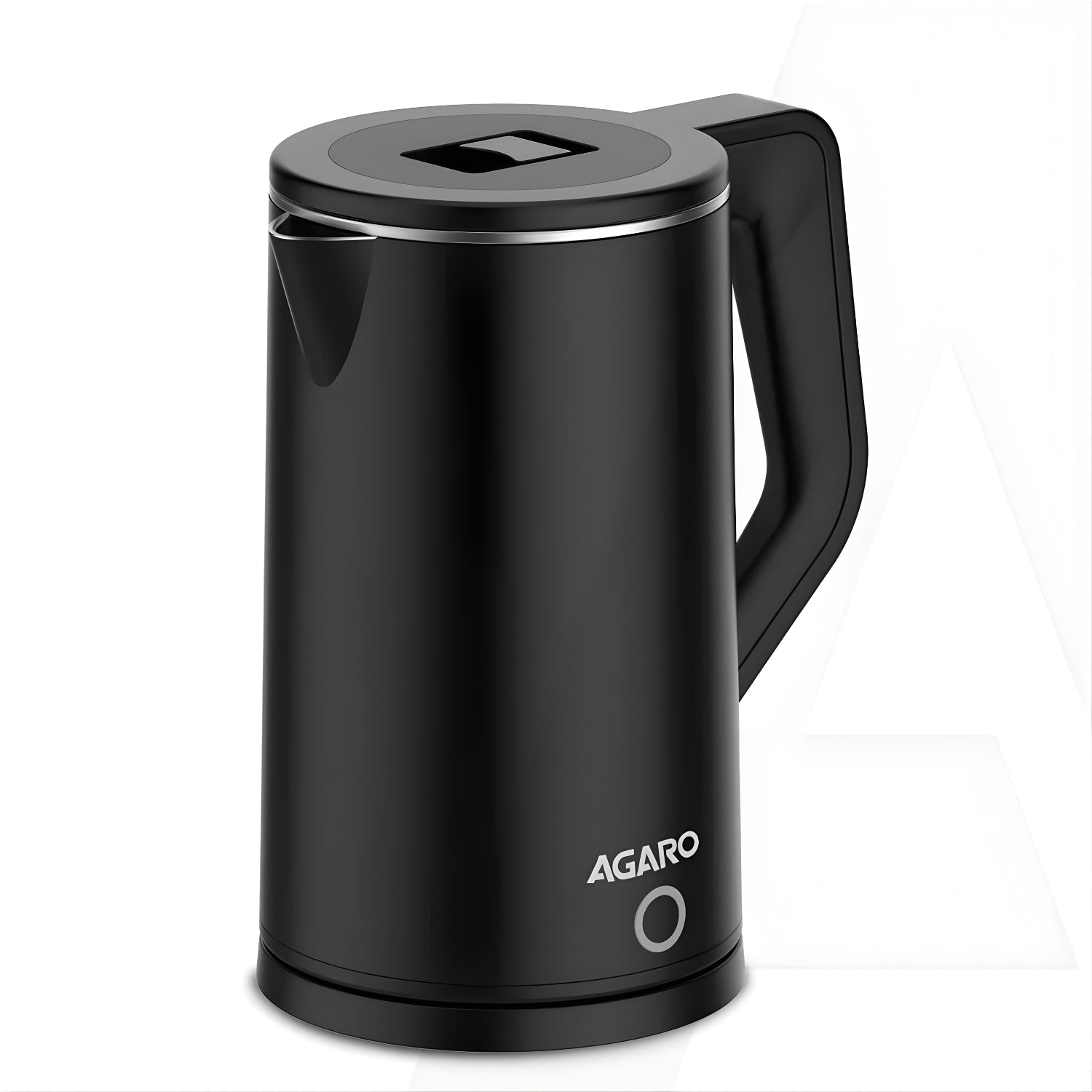AGARO 33897 Elegant Double-Layered Stainless Steel Inner Body Electric Kettle 1.8 L – Black_1