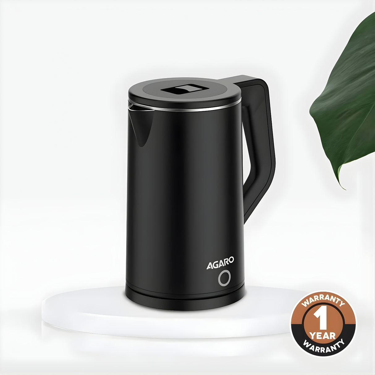 AGARO 33897 Elegant Double-Layered Stainless Steel Inner Body Electric Kettle 1.8 L – Black_6