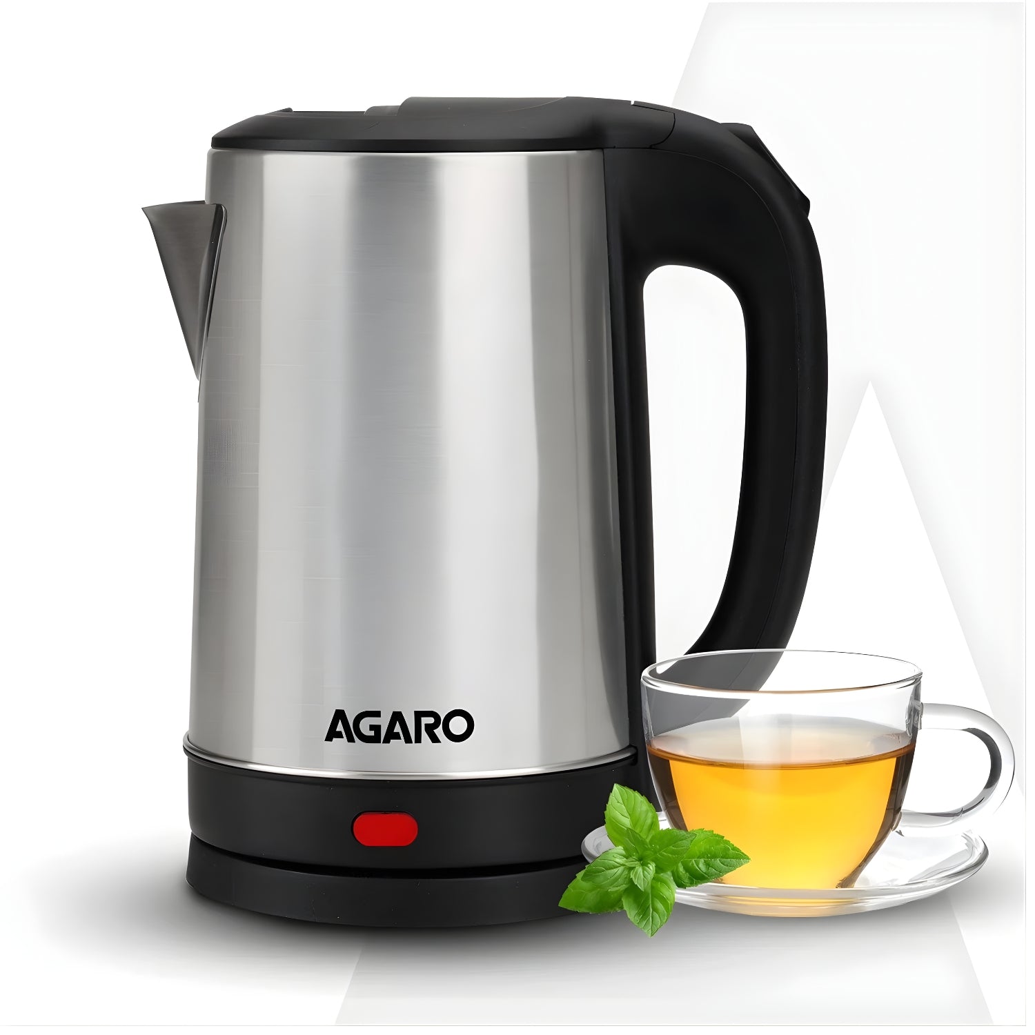 AGARO 34207 Sonnet 1500 W Stainless Steel Body Electric Kettle 1.5 L – Silver_1