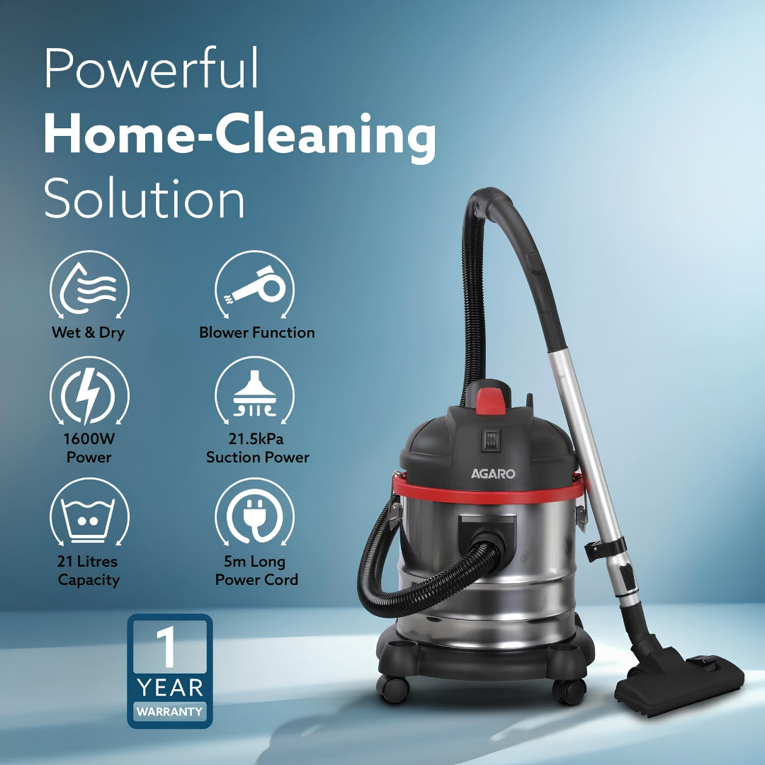 AGARO ACE WET & DRY VACUUM CLEANER 1600W 332902