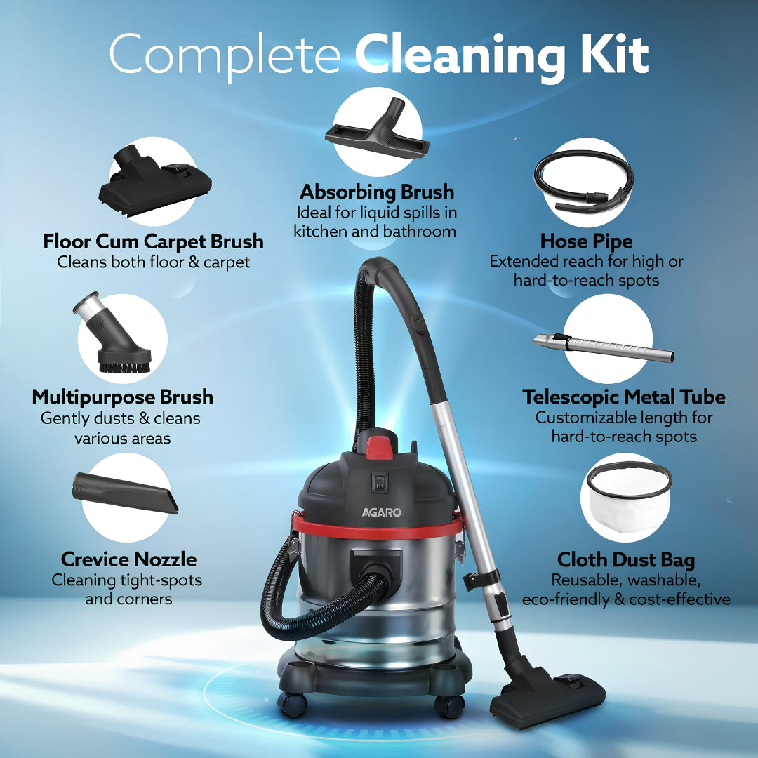 AGARO ACE WET & DRY VACUUM CLEANER 1600W 332907