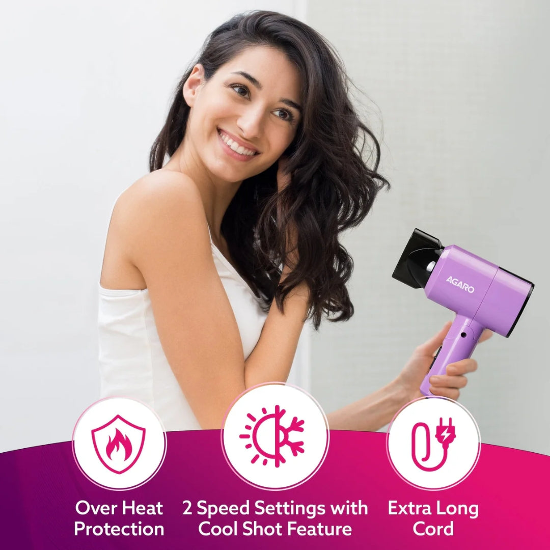 AGARO HD121E HAIR DRYER WITH 1100 WATTS 337692