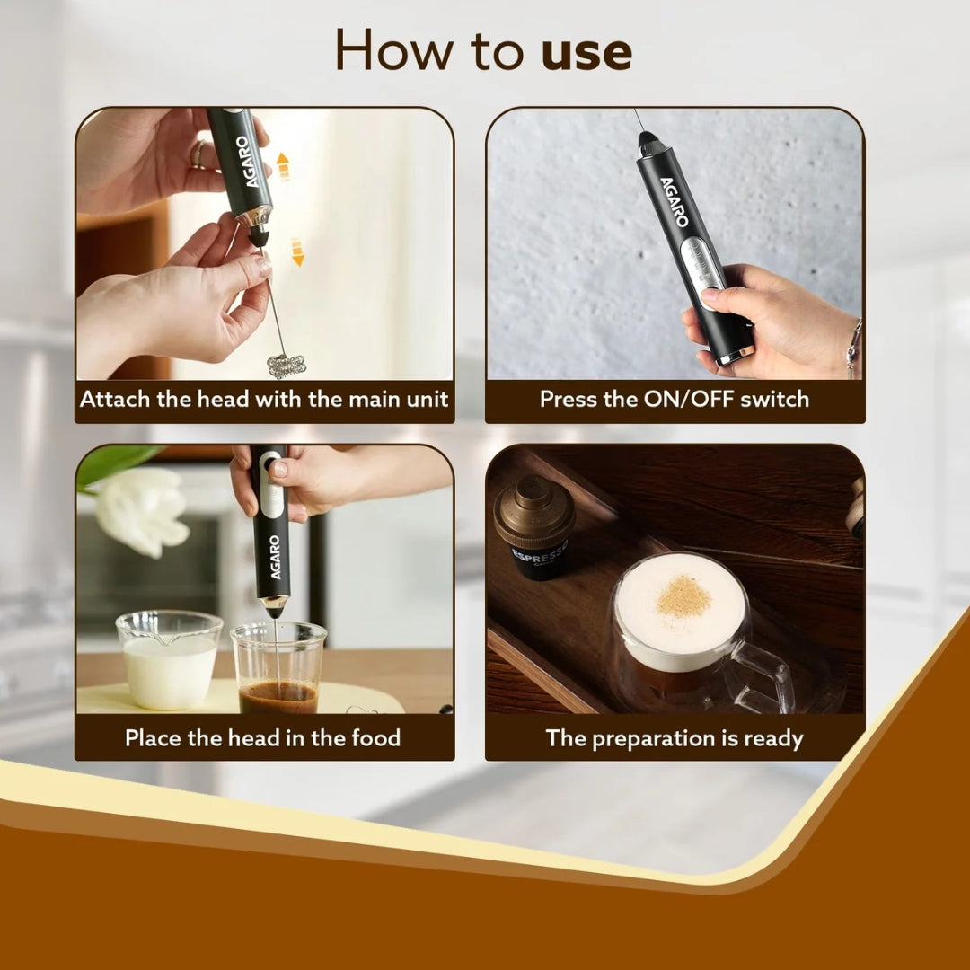 AGARO ROYAL MILK FROTHER 340526