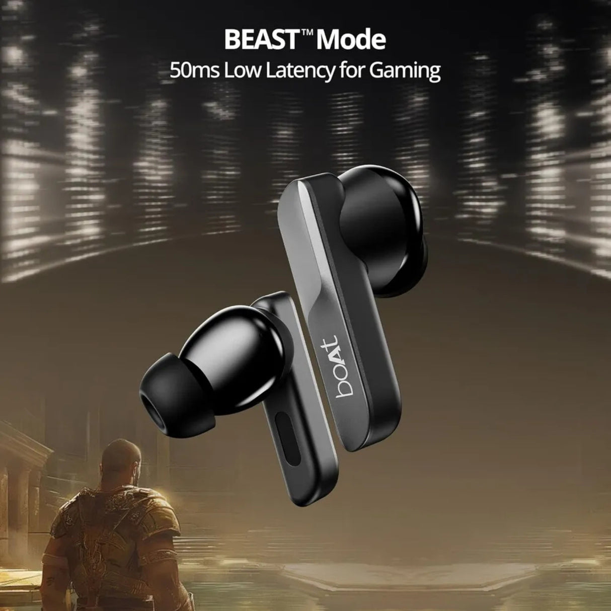 Boat Airdopes 800 True Wireless Earbuds - Interstellar Black