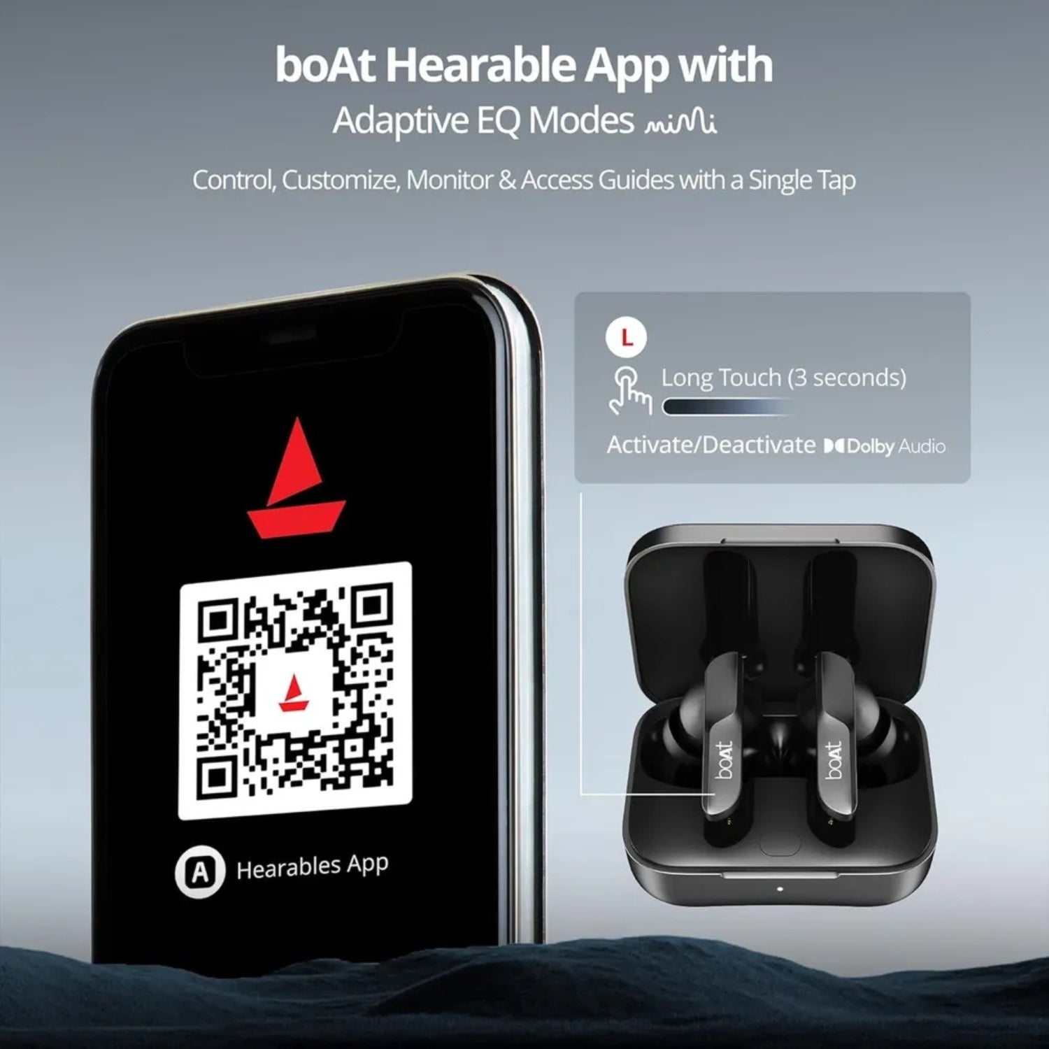 Boat Airdopes 800 True Wireless Earbuds - Interstellar Black - Image 8 - Buy Online at Chera Home Junction Coimbatore