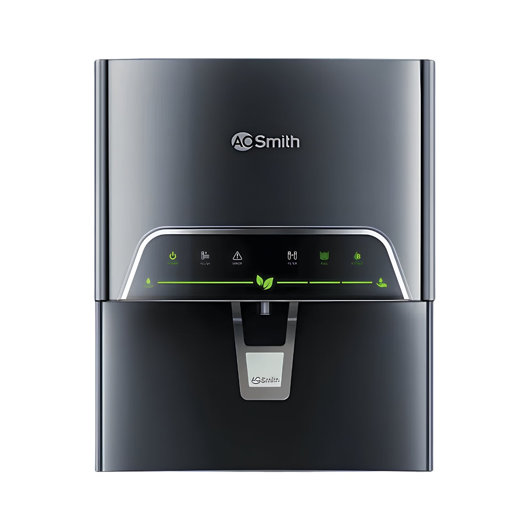 AO Smith Pro Planet P3 RO Water Purifier RO+UV+UF 5 L - Black_Front View