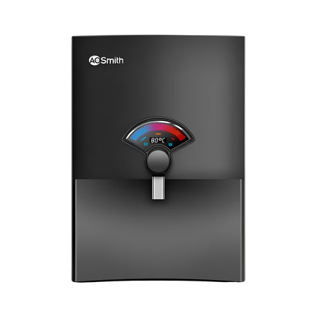 AO Smith Pro Planet P8 RO Water Purifier RO+UV+UF 6.5 L - Black_Front View