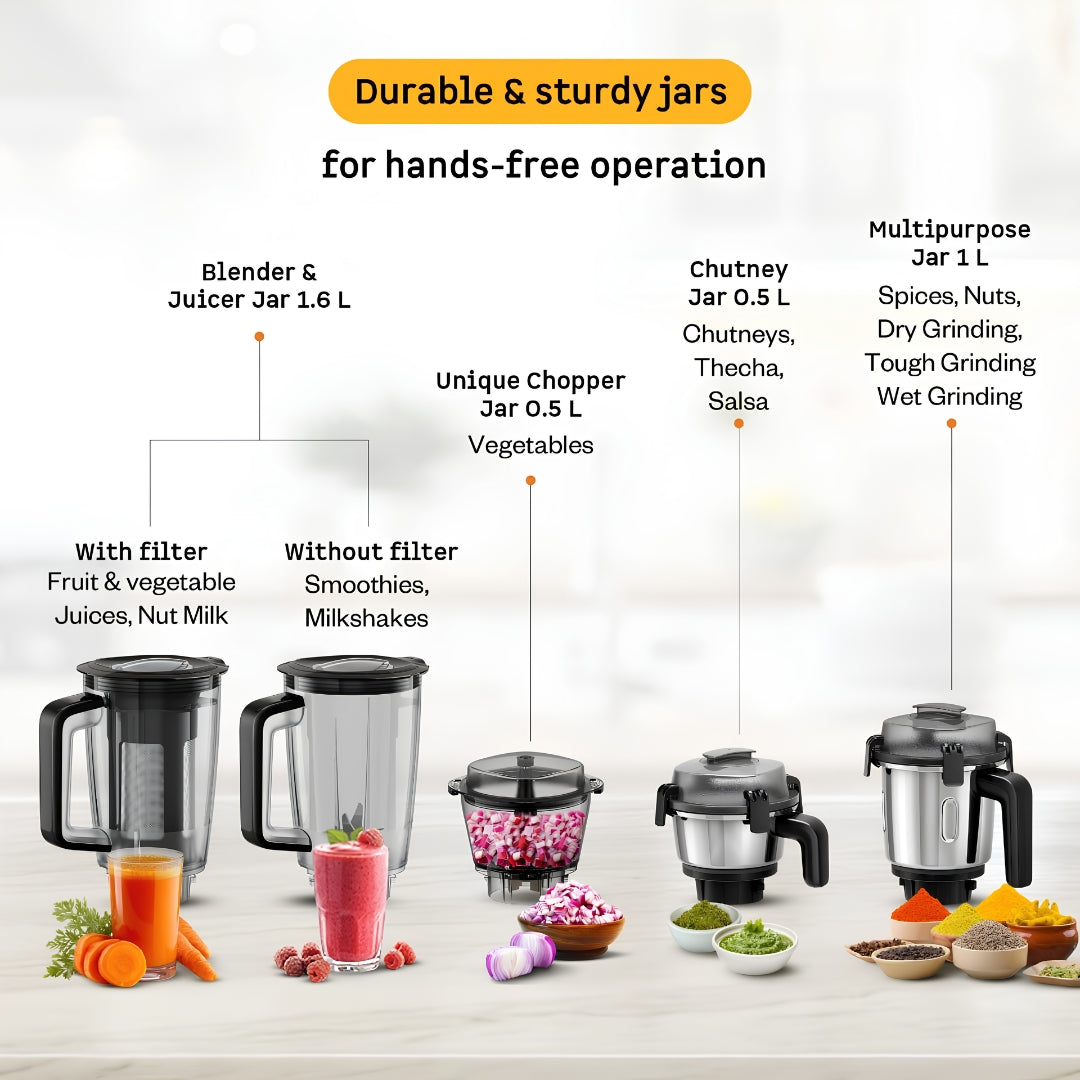 ATOMBERG ZENOVA FRESH JUICER & CHOPPER BLACK-FG12314