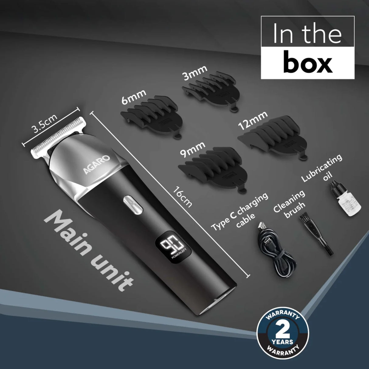 Agard 34186 Beard Trimmer - Black_5