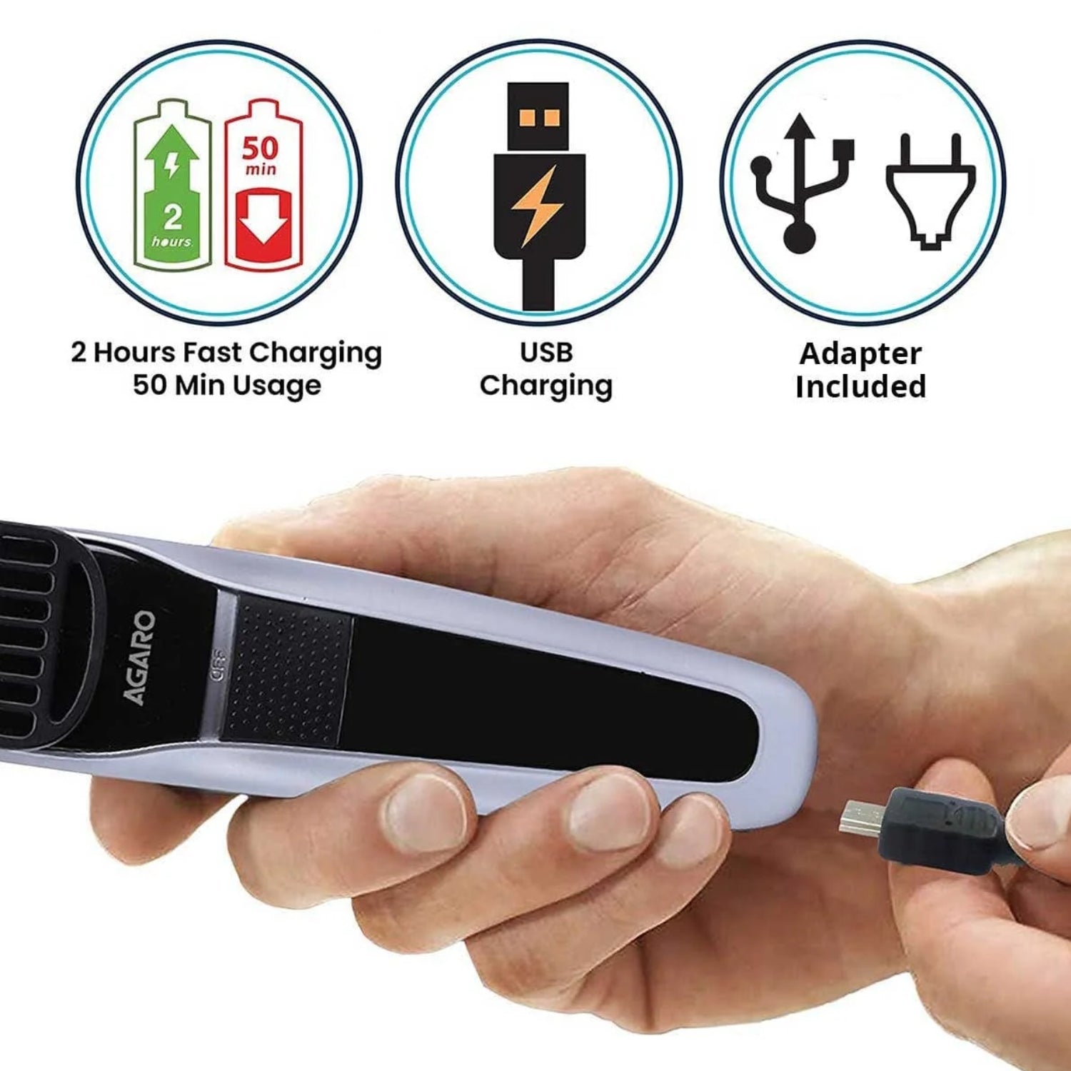 Agaro 33166 Beard Trimmer - Grey_7